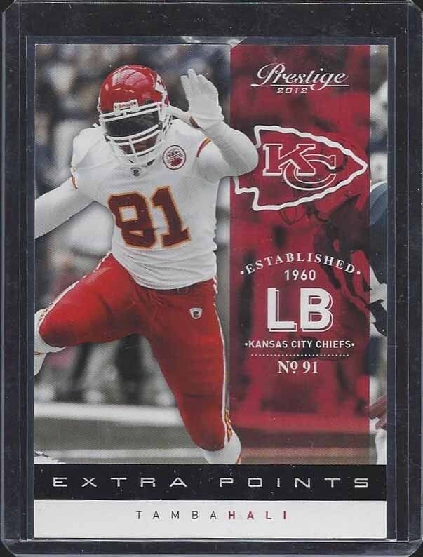 TAMBA HALI 2012 PRESTIGE EXTRA POINTS BLACK PARALLEL #D 8/10