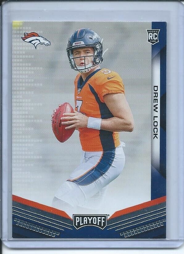 DREW LOCK 2019 PANINI PLAYOFF TRUE ROOKIE RC #204