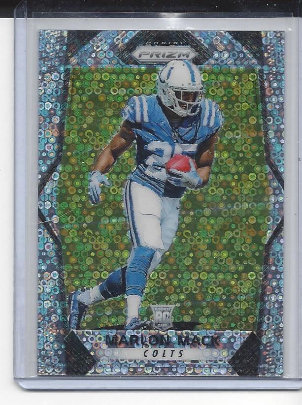 MARLON MACK 2017 PANINI PRIZM DISCO PRIZMS ROOKIE RC SP #287