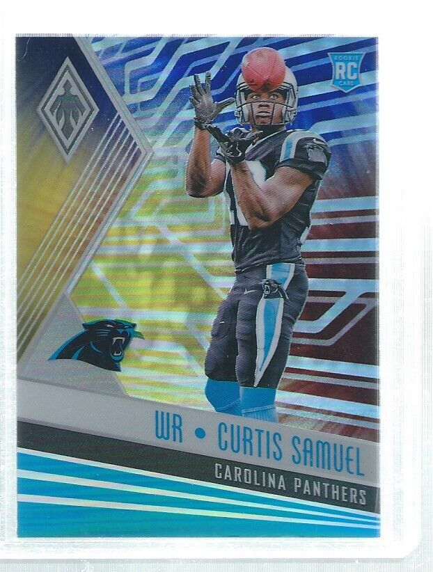 CURTIS SAMUEL 2017 PANINI PHOENIX COLOR BURST PRIZM ROOKIE RC #128