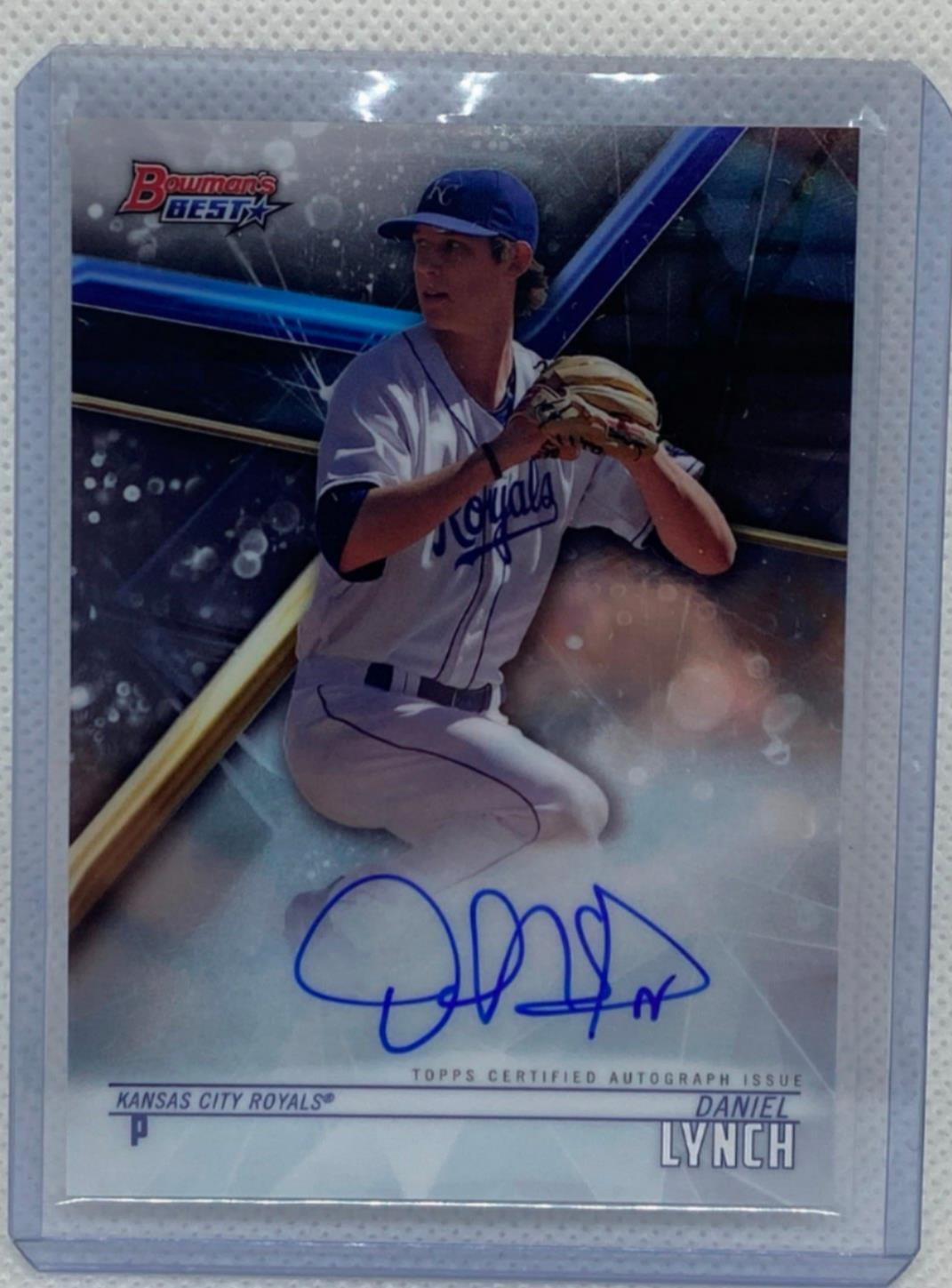 DANIEL LYNCH 2018 TOPPS BOWMAN'S BEST PROSPECT ON CARD AUTO #B18-DL