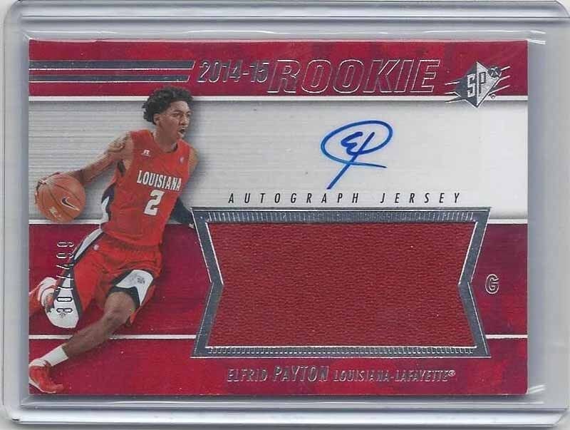 ELFRID PAYTON 2014-15 SPX MAGIC ROOKIE JERSEY AUTO RC #D 307/499