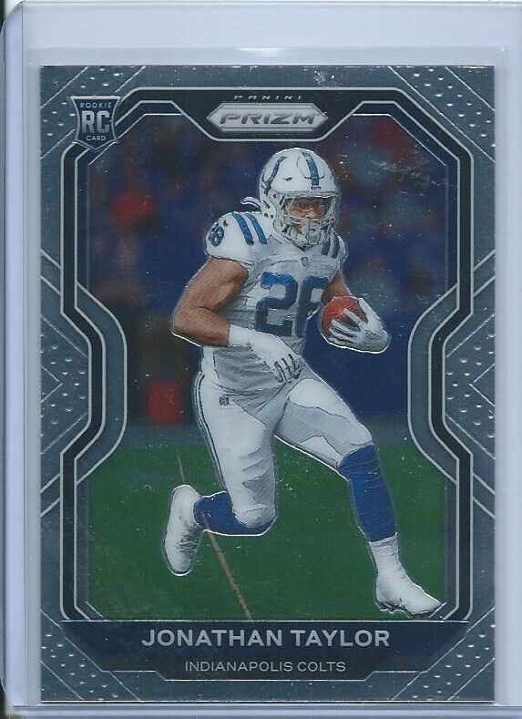 JONATHAN TAYLOR 2020 PANINI PRIZM TRUE ROOKIE RC #332