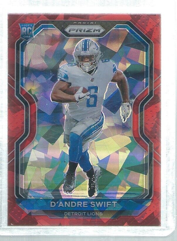 D'ANDRE SWIFT 2020 PANINI PRIZM RED ICE PRIZMS ROOKIE RC #358