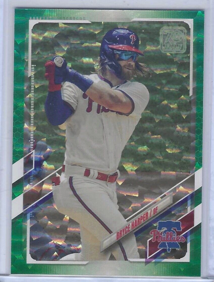 BRYCE HARPER 2021 TOPPS SERIES ONE GREEN ICE #d 426/499