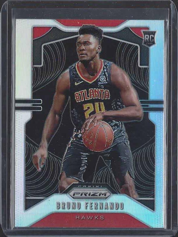 BRUNO FERNANDO 2019-20 PANINI PRIZM SILVER ROOKIE PRIZMS SSP RC #277