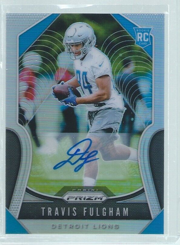 TRAVIS FULGHAM 2019 PANINI PRIZM SILVER PRIZMS AUTO RC #359