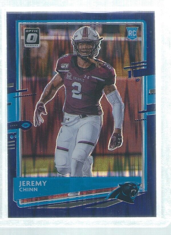 JEREMY CHINN 2020 DONRUSS OPTIC HOLO PURPLE SHOCK FLASH ROOKIE RC #139
