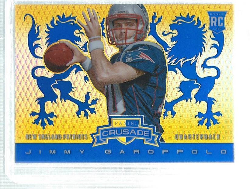 JIMMY GAROPPOLO 2014 PANINI ROOKIES AND STARS CRUSADE PRIZM ROOKIE RC #23
