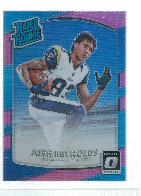 JOSH REYNOLDS 2017 DONRUSS OPTIC HOLO RATED ROOKIE PINK RC #151