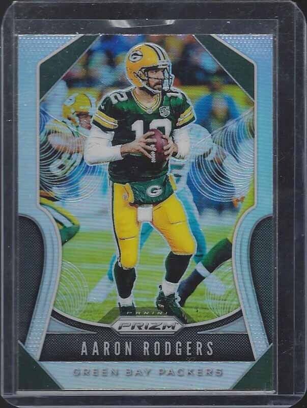 AARON RODGERS 2019 PANINI PRIZM SILVER PRIZMS SSP #119