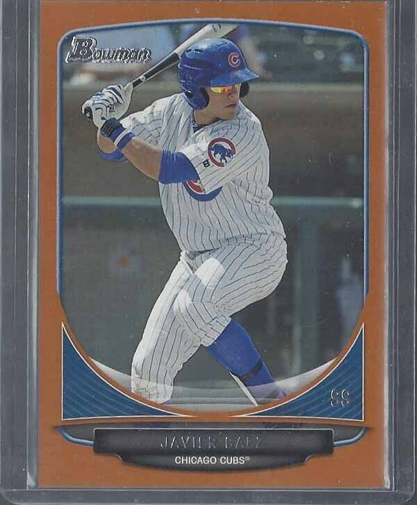 JAVIER BAEZ 2013 BOWMAN TOP PROSPECTS CUBS ORANGE PARALLEL #D 73/250