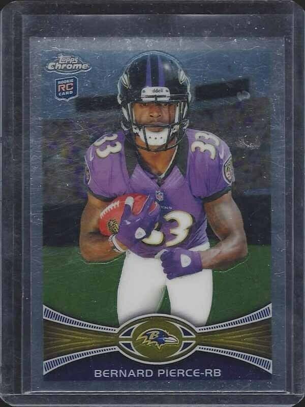 BERNARD PIERCE 2012 TOPPS CHROME SP PHOTO VARIATION SHORT PRINT VARIANT RC #213