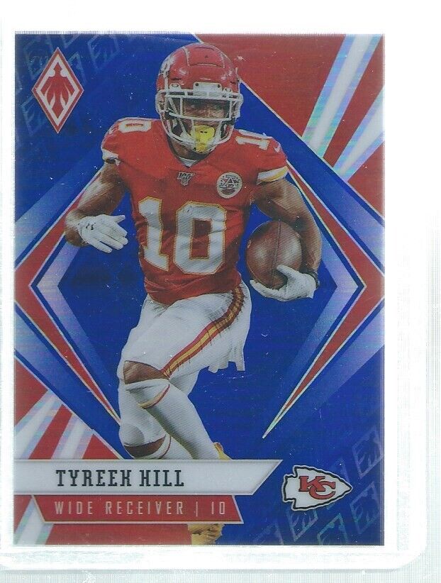 TYREEK HILL 2020 PANINI PHOENIX BLUE PRIZM #D 13/35