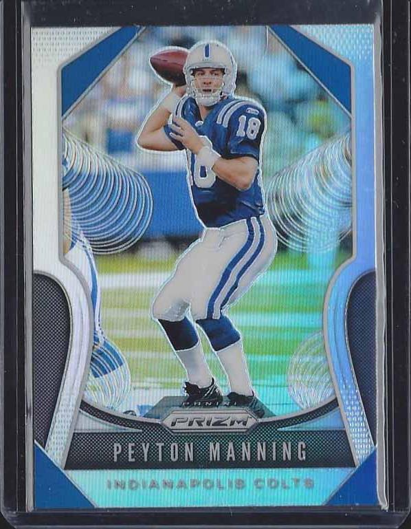 PEYTON MANNING 2019 PANINI PRIZM SILVER PRIZMS SP #142