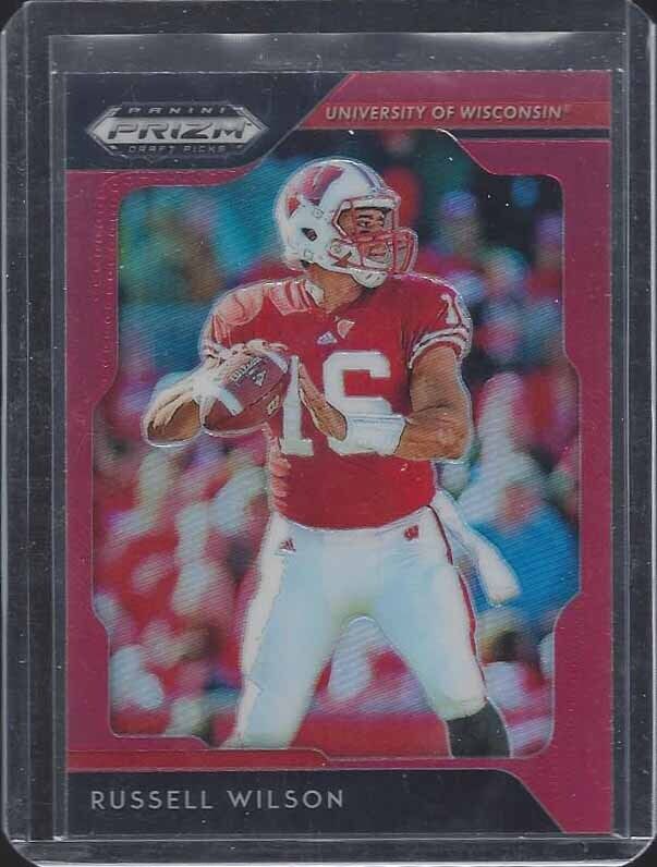 RUSSELL WILSON 2019 PANINI PRIZM RED PRIZMS #83