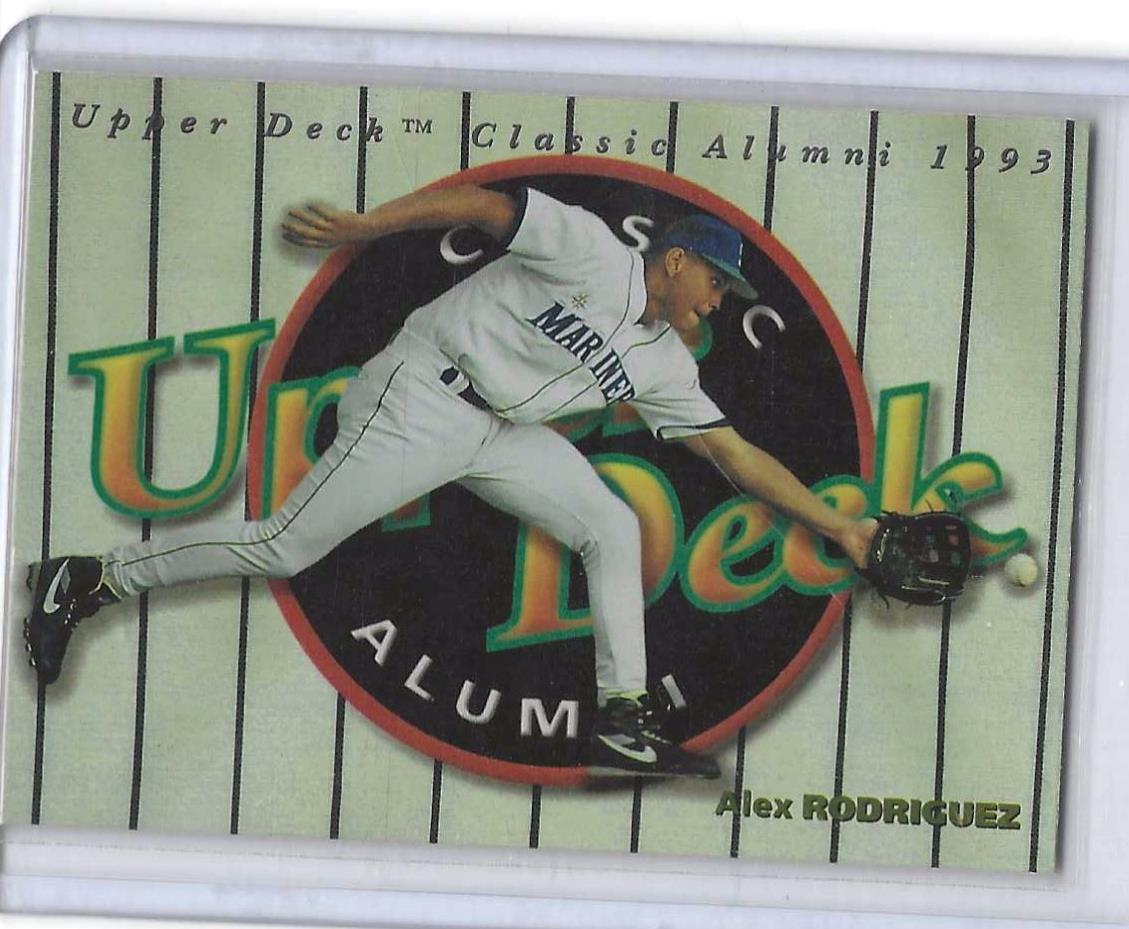 ALEX RODRIGUEZ 1993 UPPER DECK ROOKIE RC ALUMNI #298