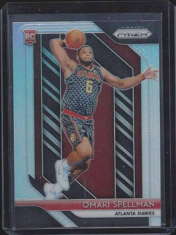 OMARI SPELLMAN 2018-19 PANINI PRIZM SILVER PRIZMS ROOKIE RC #88