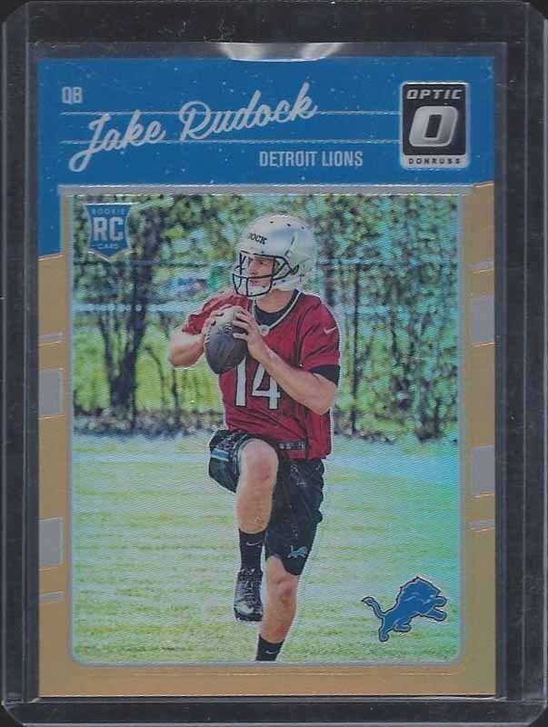 JAKE RUDOCK 2016 DONRUSS OPTIC ORANGE HOLO ROOKIE RC #D 179/199
