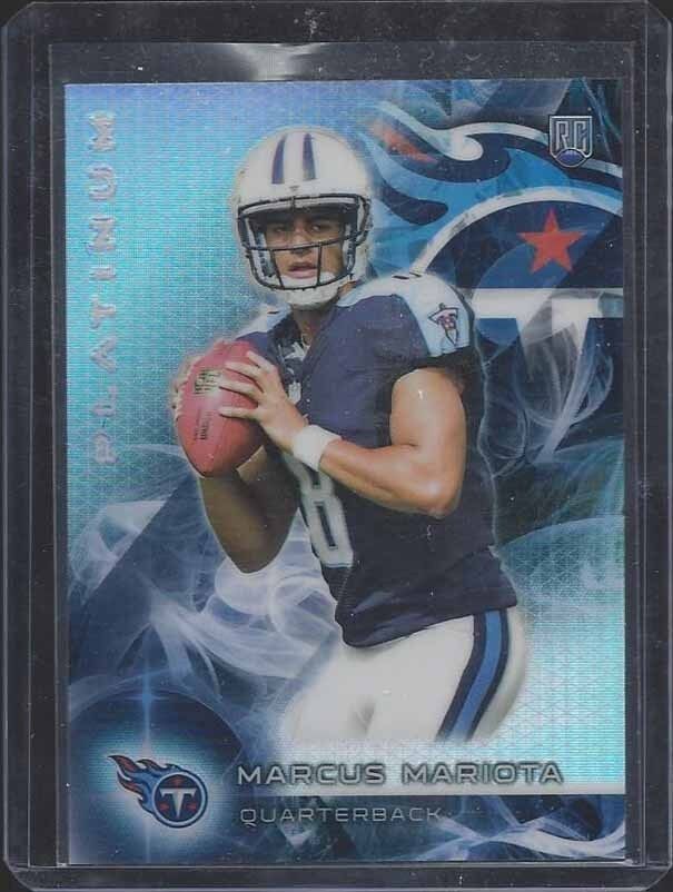 MARCUS MARIOTA 2015 TOPPS PLATINUM TRUE ROOKIE REFRACTOR RC #125