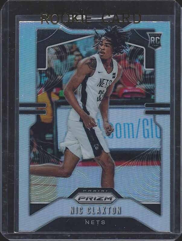 NIC CLAXTON 2019-20 PANINI PRIZM SILVER ROOKIE PRIZMS SSP RC #292
