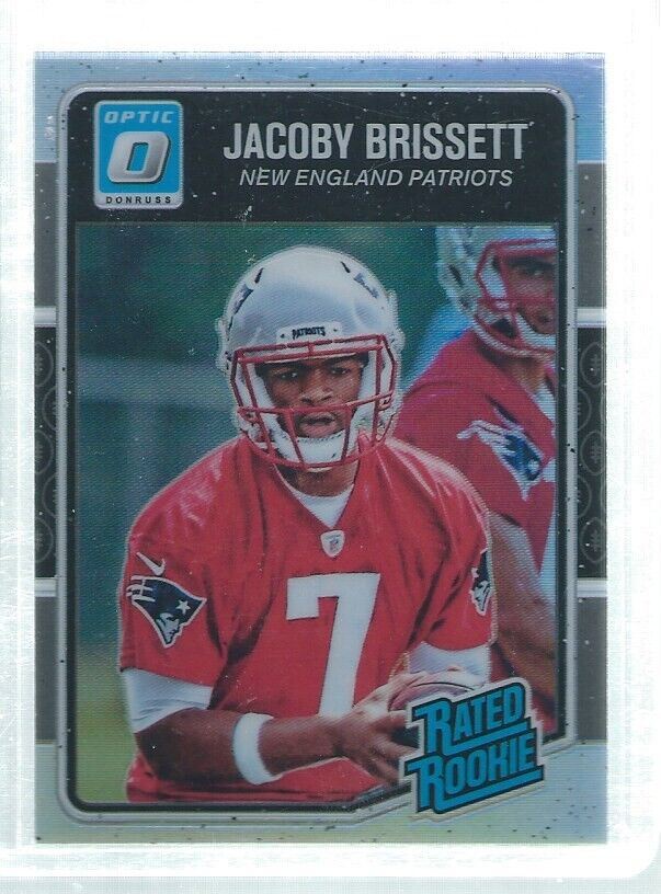 JACOBY BRISSETT 2016 DONRUSS OPTIC RATED ROOKIE SILVER HOLO RC #170