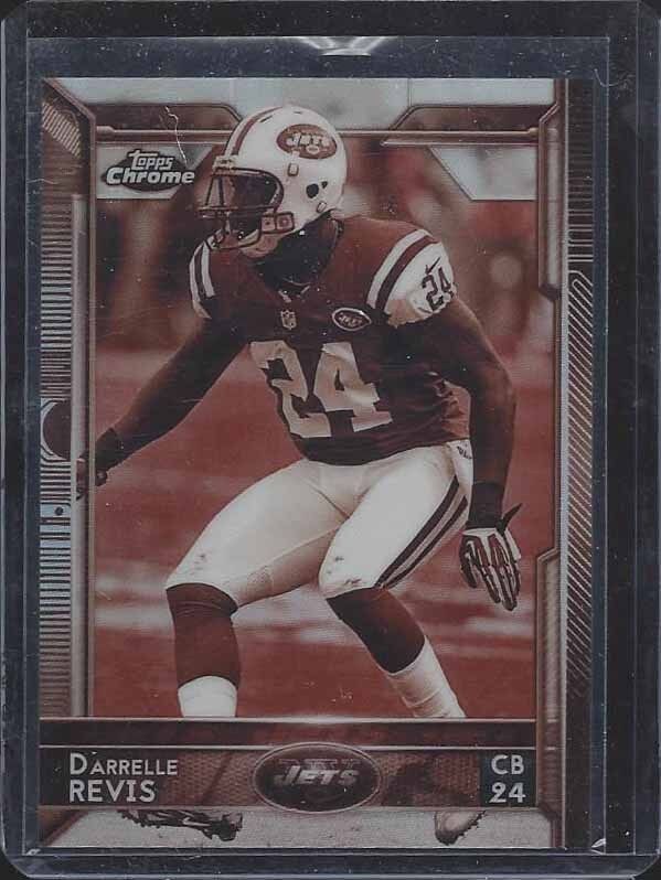 DARRELLE REVIS 2015 TOPPS CHROME SEPIA REFRACTOR #D 1/99