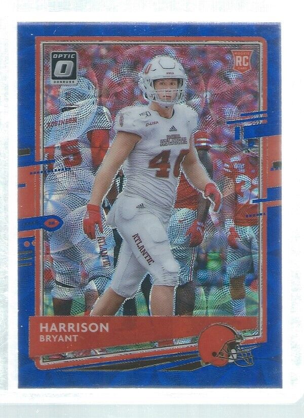 HARRISON BRYANT 2020 DONRUSS OPTIC HOLO BLUE SCOPE HOLO ROOKIE RC #126