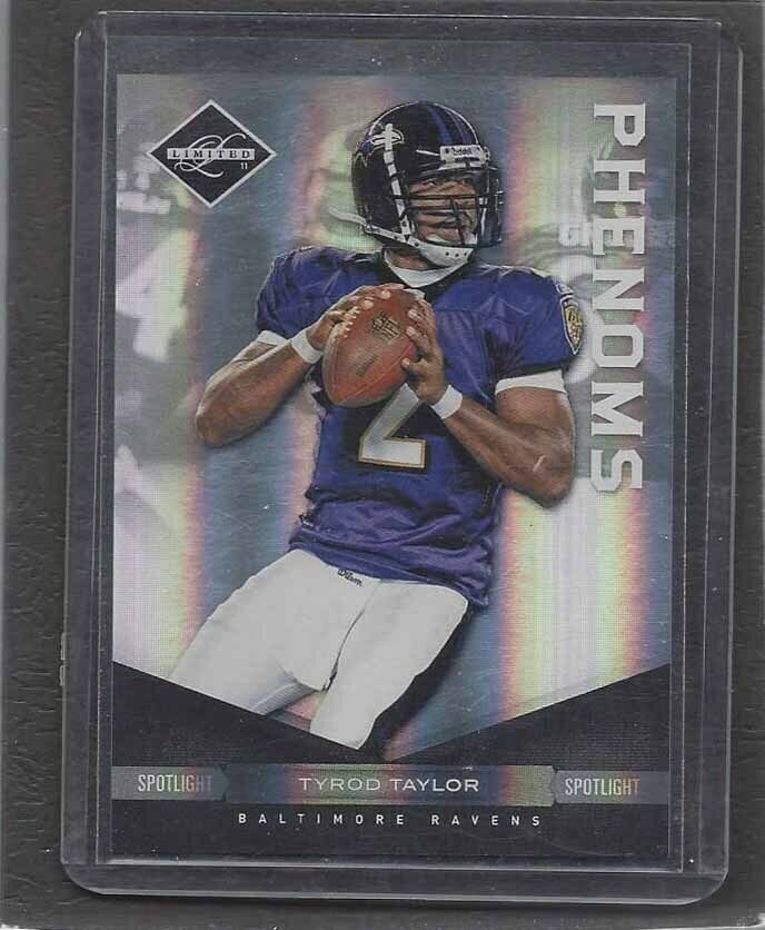 TYROD TAYLOR 2011 LIMITED PHENOMS SPOTLIGHT ROOKIE RC #D 6/50