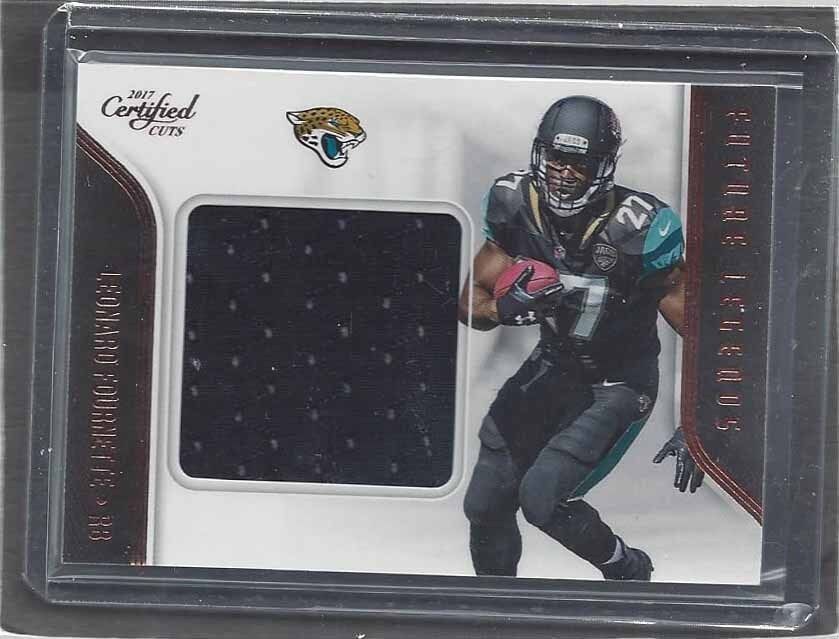 LEONARD FOURNETTE 2017 CERTIFIED CUTS JAGUARS ROOKIE JERSEY RC #15