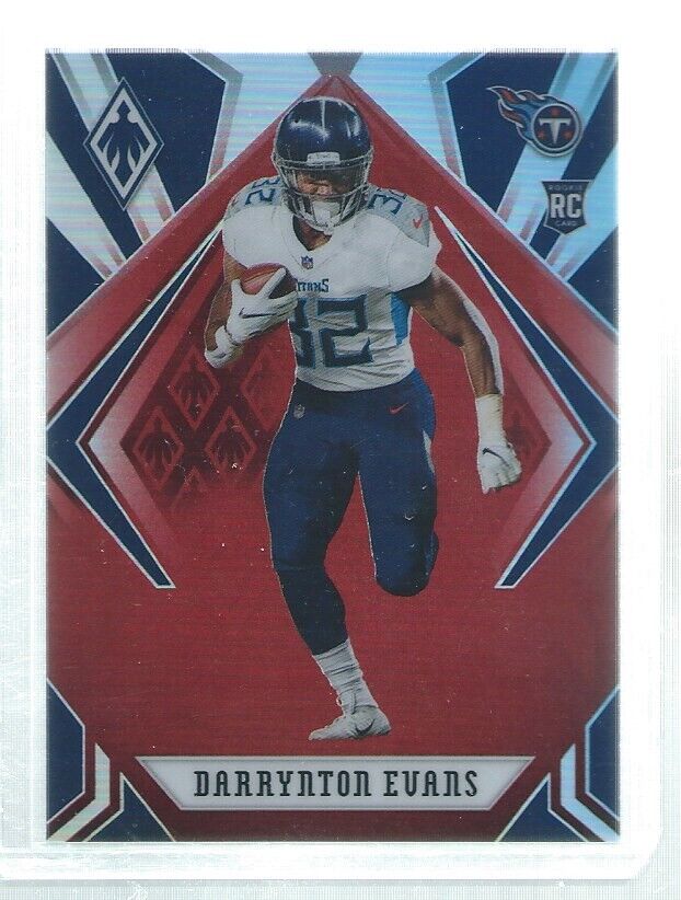 DARRYNTON EVANS 2020 PANINI PHOENIX RED PRIZM ROOKIE RC #D 221/299