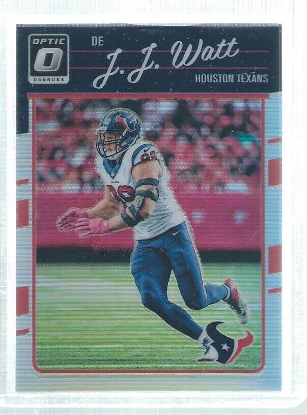 JJ WATT 2016 DONRUSS OPTIC SILVER HOLO #42