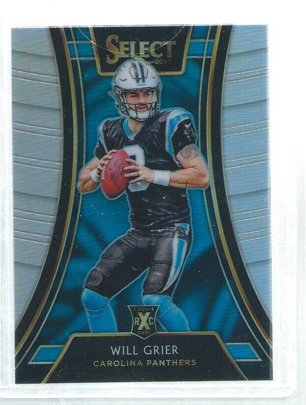 WILL GRIER 2018 PANINI SELECT XRC SILVER PRIZM ROOKIE RC #305