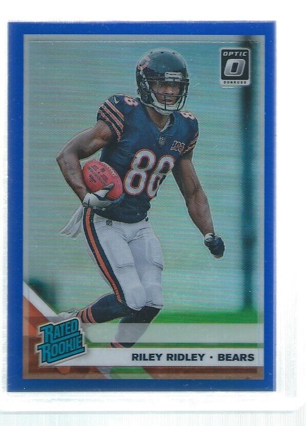 RILEY RIDLEY 2019 DONRUSS OPTIC HOLO RATED ROOKIE BLUE RC #D 139/149