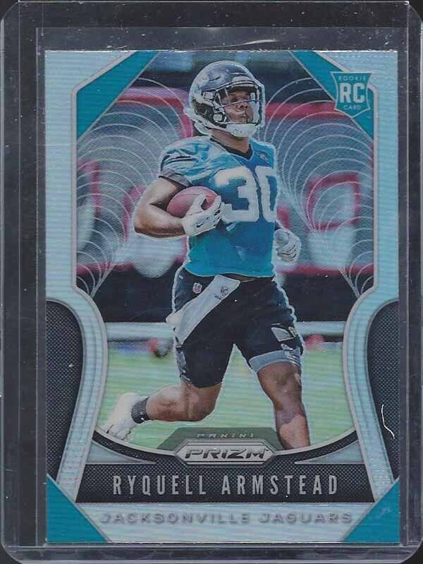 RYQUELL ARMSTEAD 2019 PANINI PRIZM SILVER ROOKIE PRIZMS SSP RC #338