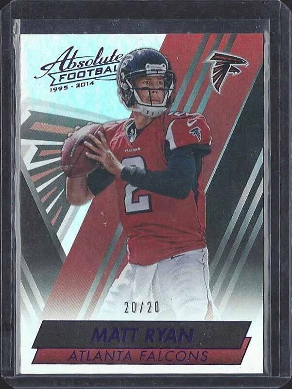 MATT RYAN 2014 ABSOLUTE SPECTRUM PURPLE #D 20/20