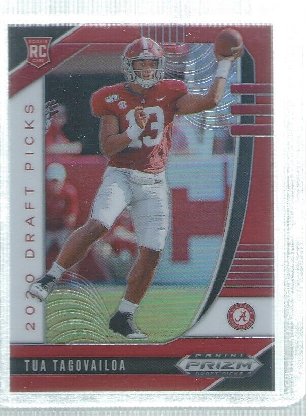 TUA TAGOVAILOA 2020 PANINI PRIZM DRAFT PICKS RED PRIZMS ROOKIE RC #101