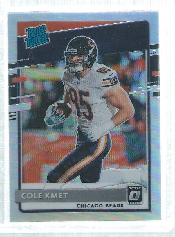COLE KMET 2020 DONRUSS OPTIC RATED ROOKIE SILVER HOLO RC #181