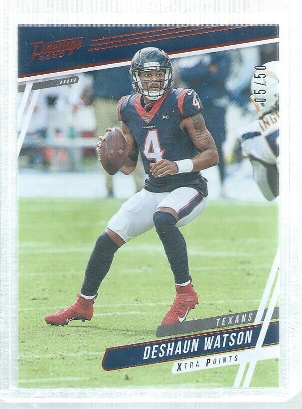 DESHAUN WATSON 2020 PRESTIGE XTRA POINTS ORANGE COPPER #D 5/50