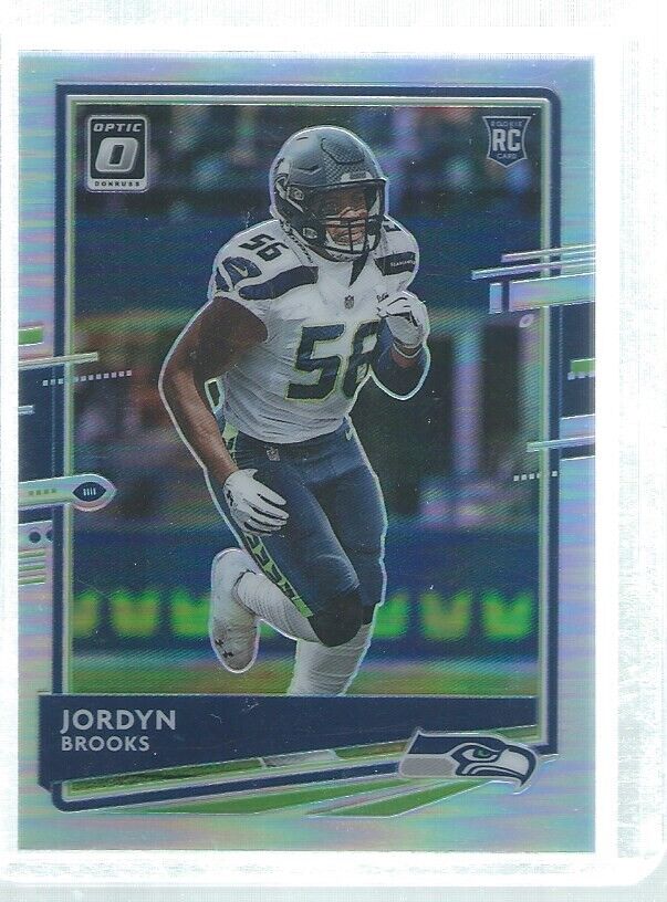 JORDYN BROOKS 2020 DONRUSS OPTIC SILVER HOLO RC #107