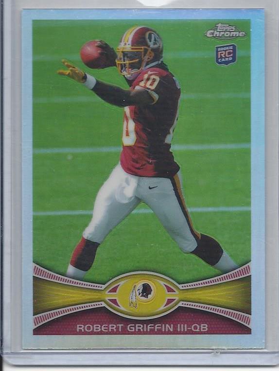 ROBERT GRIFFIN III 2012 TOPPS CHROME ROOKIE REFRACTOR RC #200