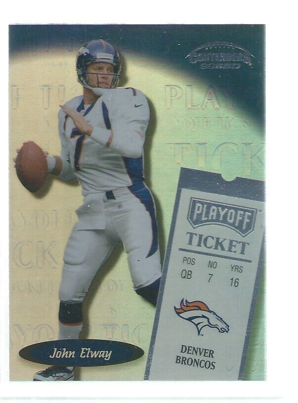 JOHN ELWAY 1999 CONTENDERS PLAYOFF TICKET #186