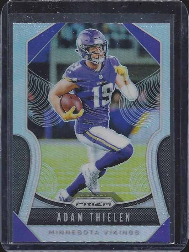 ADAM THIELEN 2019 PANINI PRIZM SILVER PRIZMS SSP #124