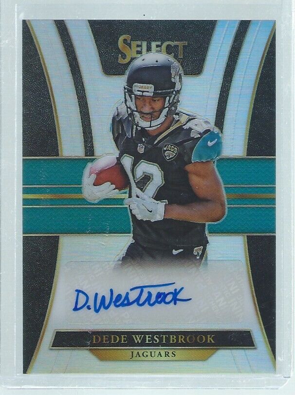DEDE WESTBROOK 2017 PANINI SELECT PRIZM AUTO RC #D 39/149