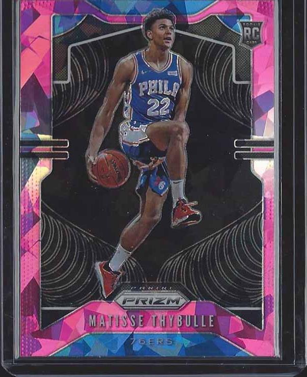 MATISSE THYBULLE 2019-20 PANINI PRIZM PINK ICE ROOKIE SSP PRIZMS RC #290