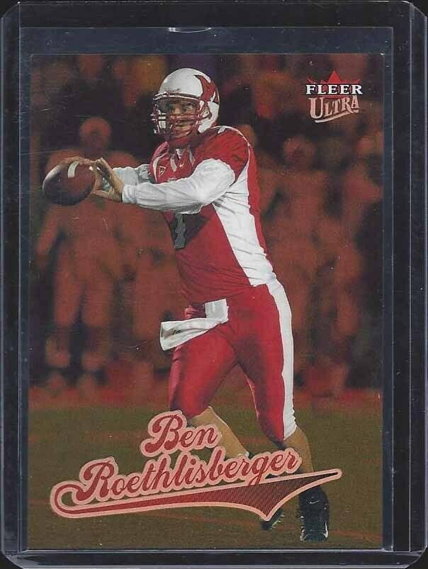 BEN ROETHLISBERGER 2004 FLEER ULTRA TRUE ROOKIE RC #213