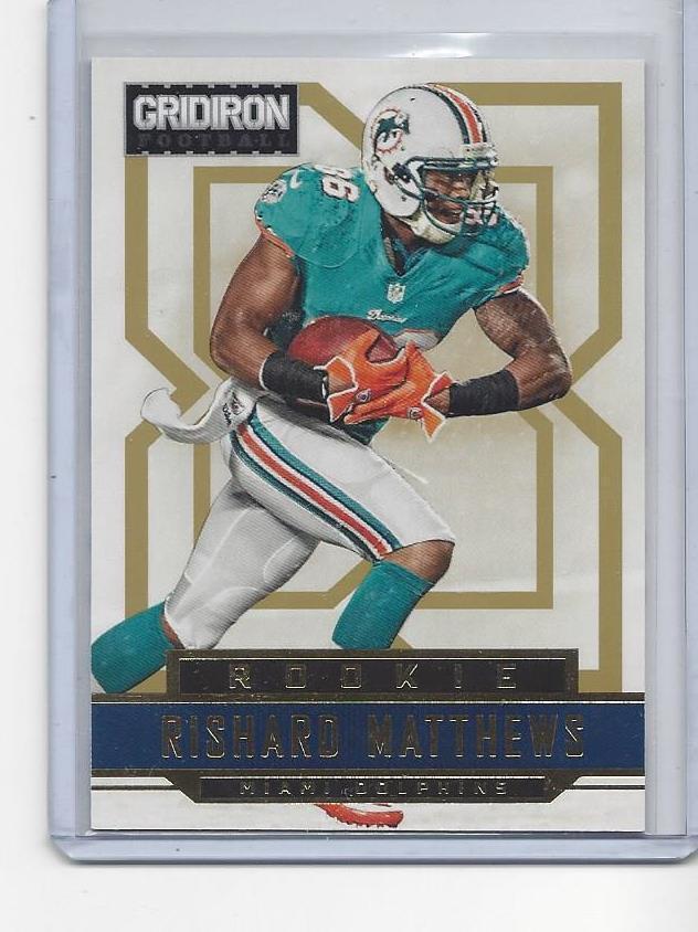 RISHARD MATTHEWS 2012 GRIDIRON GOLD ROOKIE RC #D 100/100