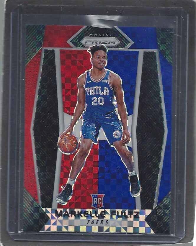 MARKELLE FULTZ 2017-18 PANINI PRIZM RED WHITE BLUE PRIZMS ROOKIE RC #1