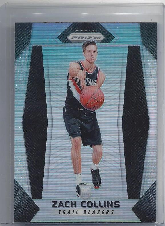 ZACH COLLINS 2017-18 PANINI PRIZM SILVER PRIZMS ROOKIE SSP RC #144