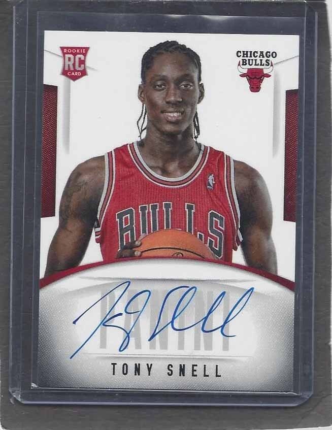 TONY SNELL 2013-14 PANINI NEXT DAY SIGNATURES ON CARD SP RARE ROOKIE AUTO RC